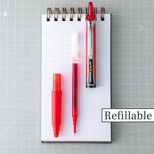 Miniatura 5 de Pilot, Precise V10 RT - Bolígrafos recargables y retráctiles, punta gruesa de 0.039 in, morado, paquete de 12 unidades