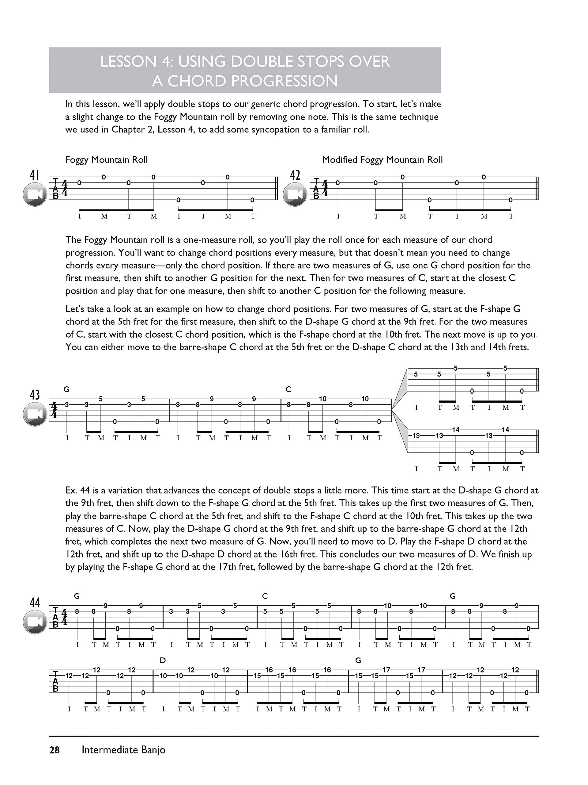 Intermediate Banjo: Intermediate Banjo: Beginning-Intermediate-Mastering (COMPLETE 5-STRING BANJO METHOD)