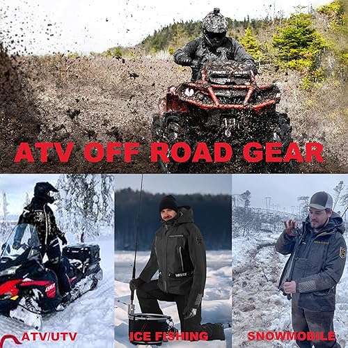 Miniatura 2 de NAVIS MARINE Chaqueta de pesca en hielo de 4 capas para ropa de trabajo - para ATV UTV y actividades al aire libre sin carga