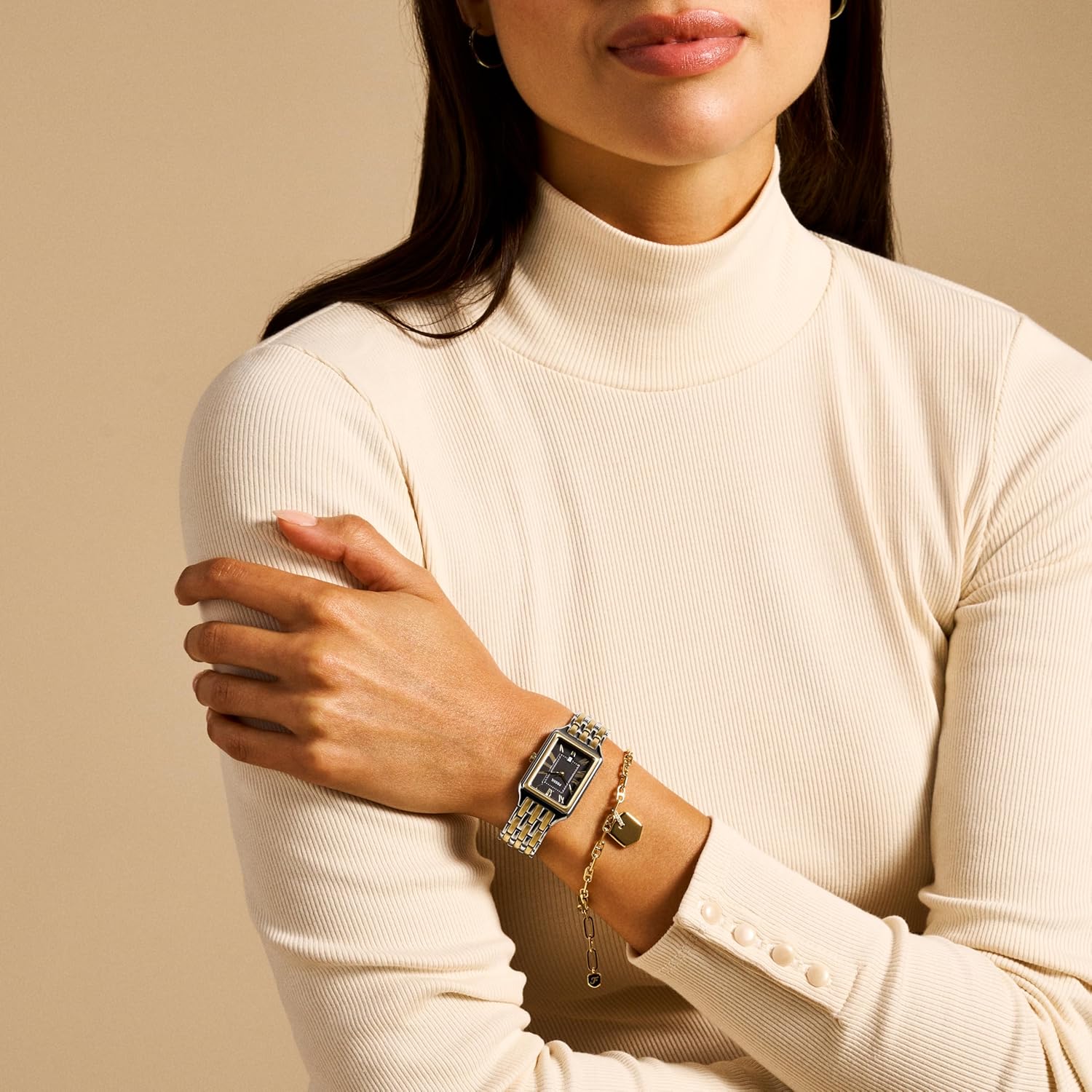 Fossil Women's Raquel Quartz Stainless Steel Three-Hand Watch - Image 4