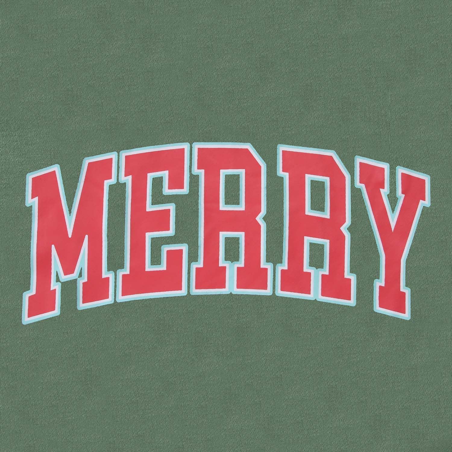 Merry Christmas Sweatshirt for Women Retro Merry Letter Sweatshirts Xmas Holiday Crewneck Long Sleeve Pullover Tops - Image 5