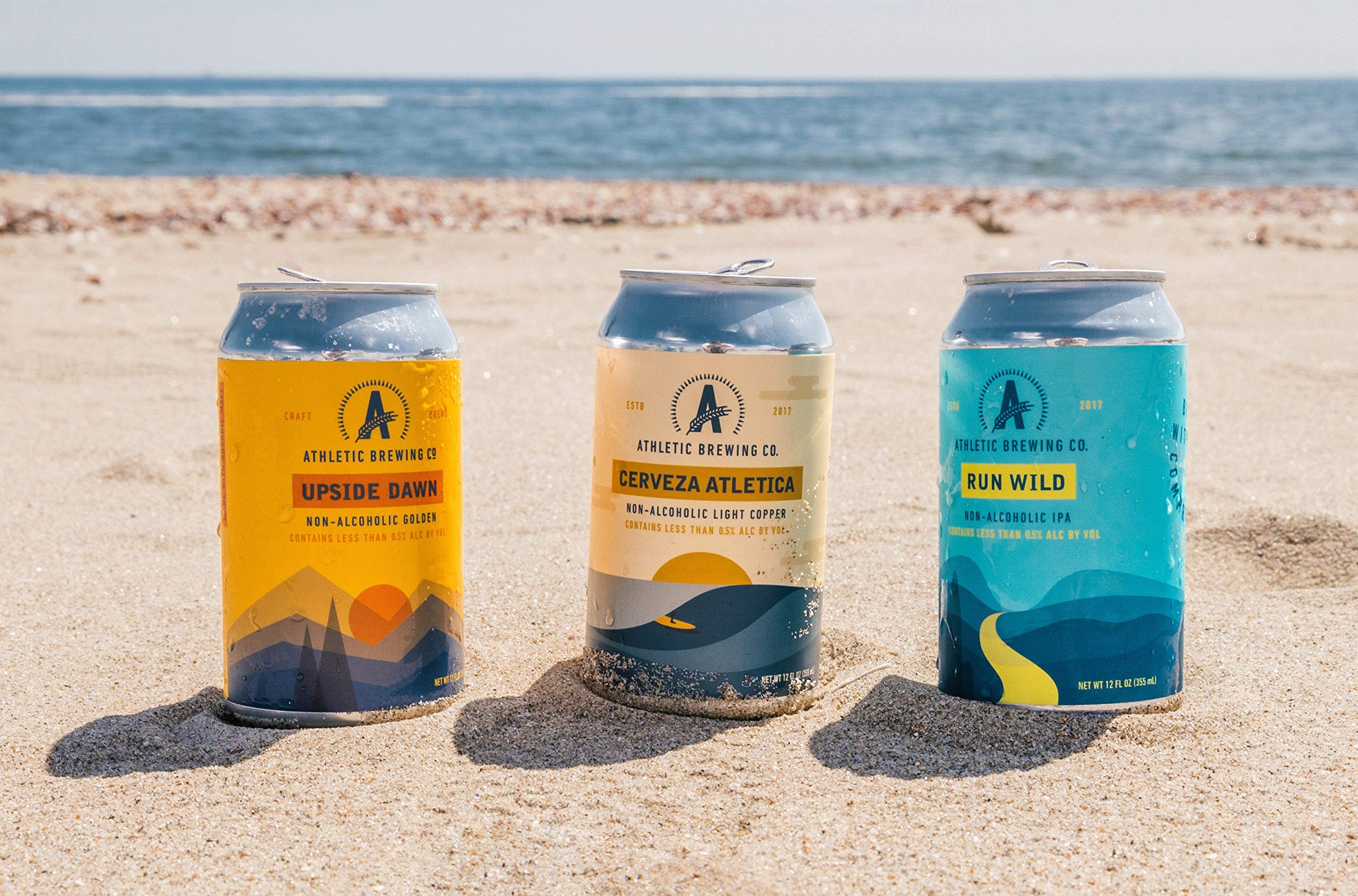 Athletic Brewing Company Craft NA 24 Pack x 12 Fl Oz Cans Cerveza