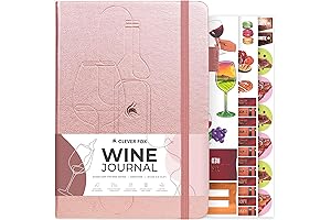 Clever Fox Wine Journal - Guided Diary for Wine Tasting