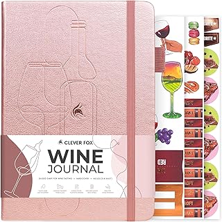 Clever Fox Wine Journal for Wine Tasting – Guided Wine Diary & Log Book ...
