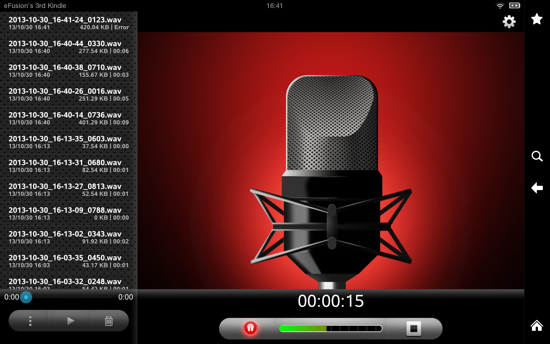 Voice Recorder HD App on Amazon Appstore