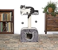 Vista 4 de Prevue Pet Products Kitty Power Paws Shag Hideaway 7304