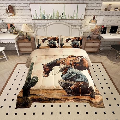 Miniatura 29 de Manfei - Juego de edredón tamaño Queen con lindos diseños de margaritas, edredón alternativo de plumón estilo retro de los 70 para adultos, Multi