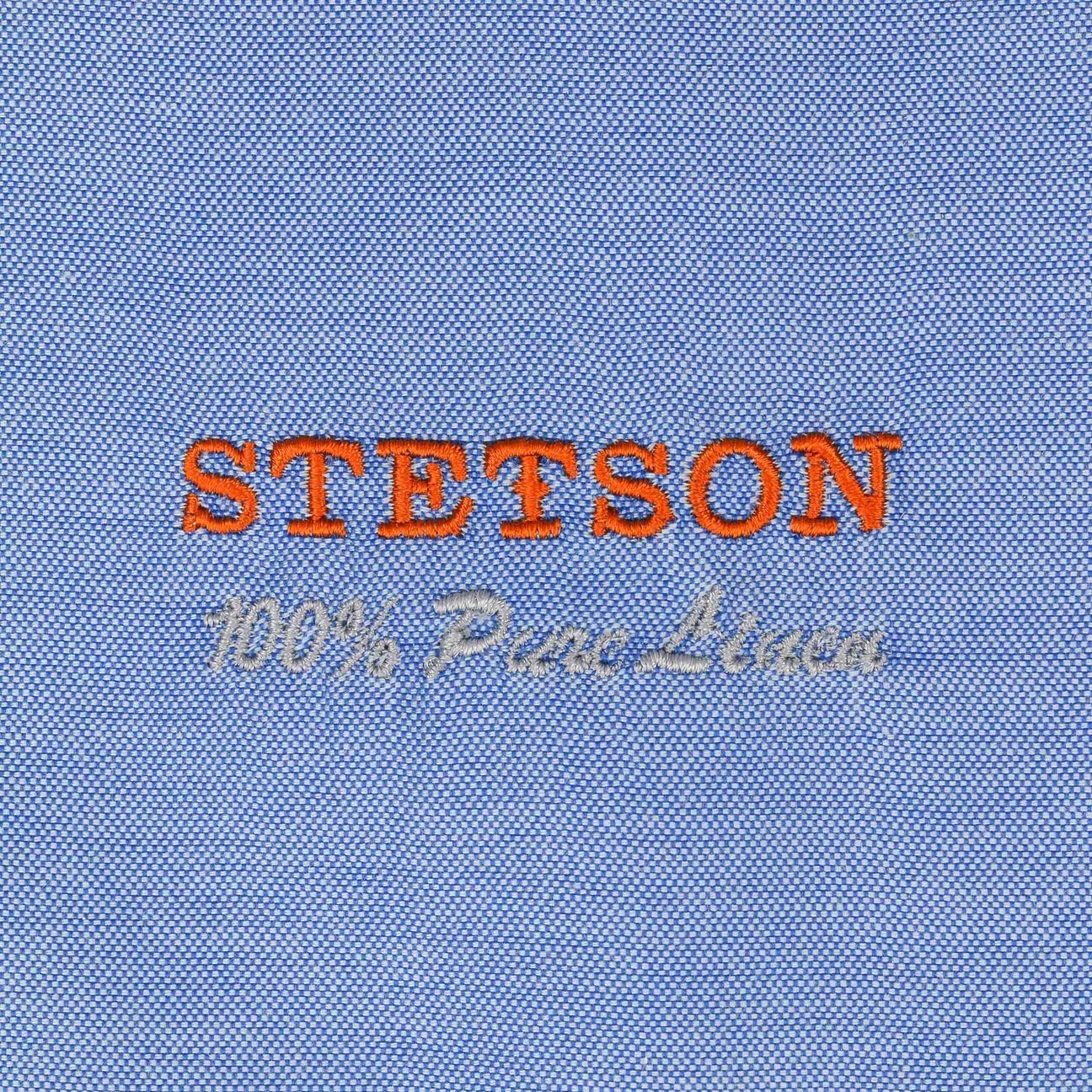 Stetson Casquette Hatteras en Lin Femme/Homme - Made in The EU Newsboy avec Visiere, Doublure Printemps-ete Ete