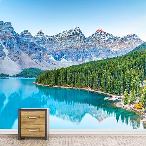 Miniatura 3 de SIGNFORD Papel tapiz adhesivo para despegar y pegar. Fotografía de naturaleza Majestic Mountain Wallpaper - 100x144 pulgadas. Decoración amigable