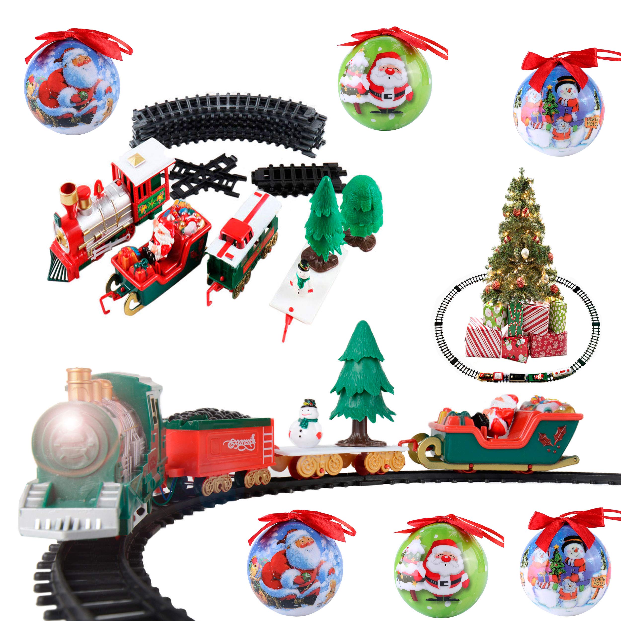 christmas decorations train set