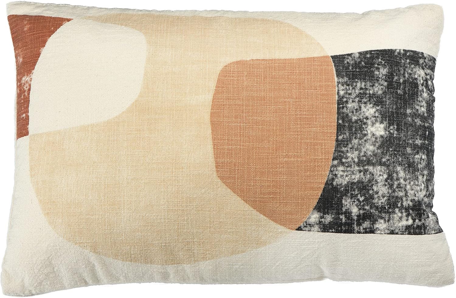 Main + Mesa Abstract Print Cotton Lumbar Pillow, Multicolor
