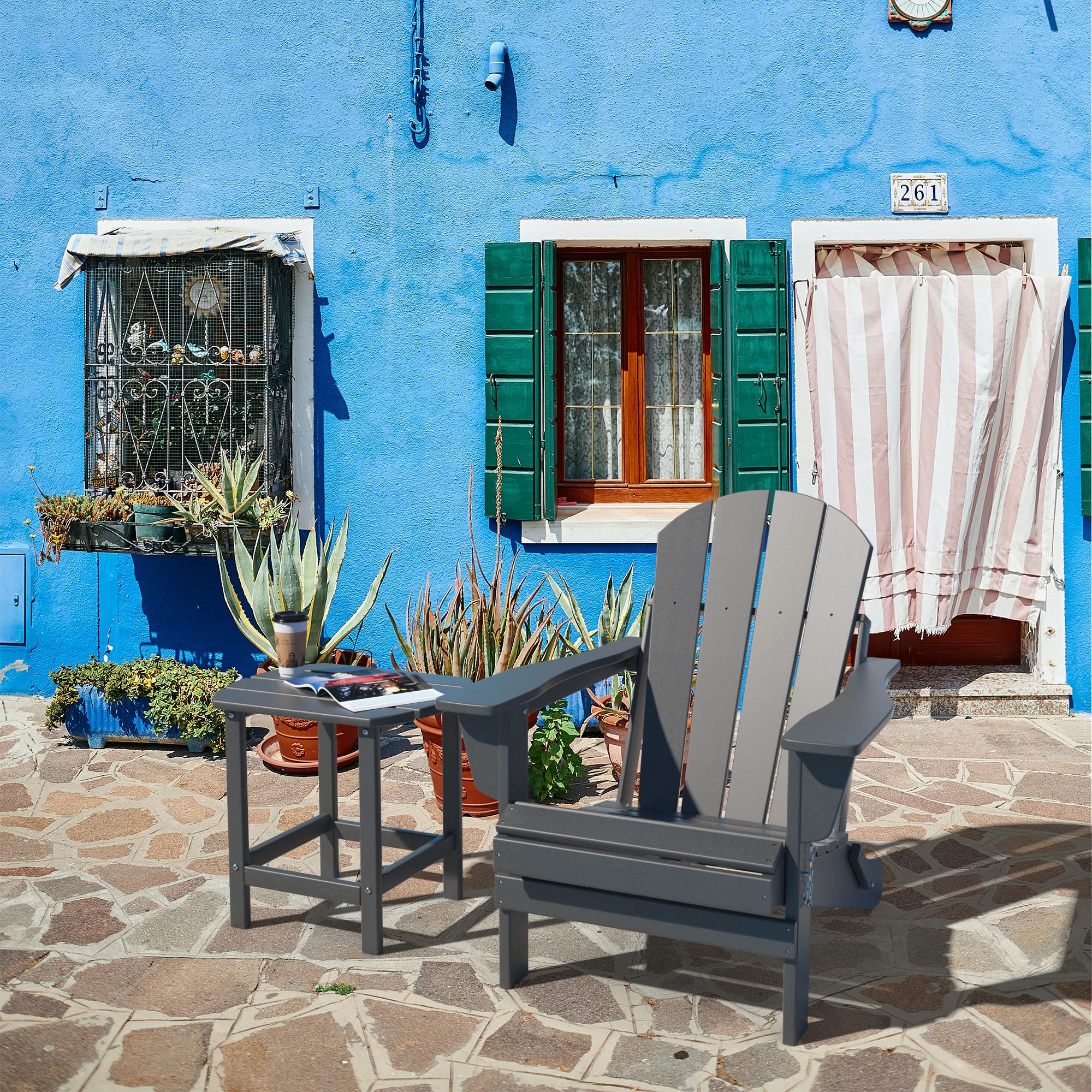 wide plastic garden chairs