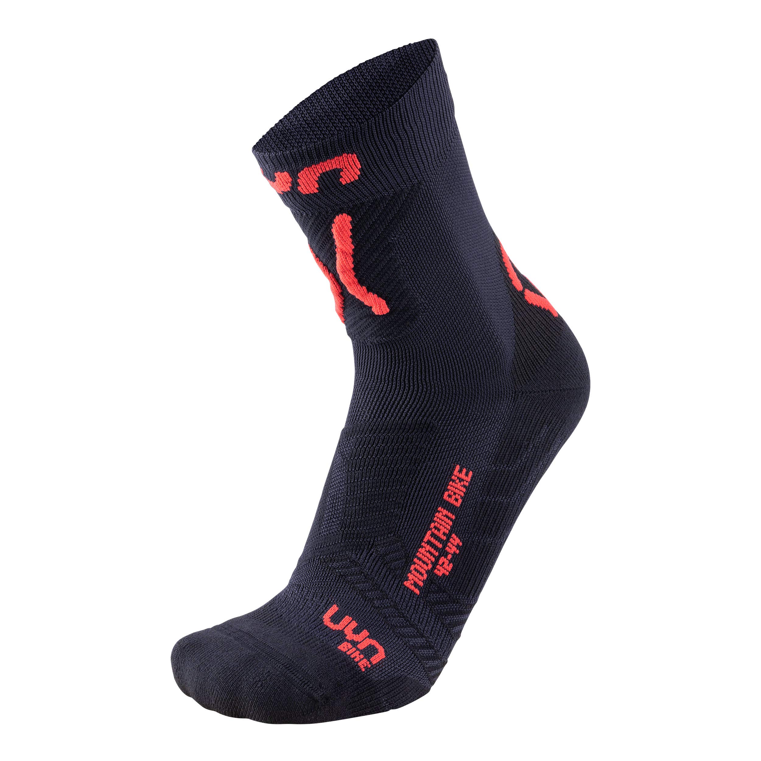 UYN S100080 CYCLING MTB Socks Men's Black red 41