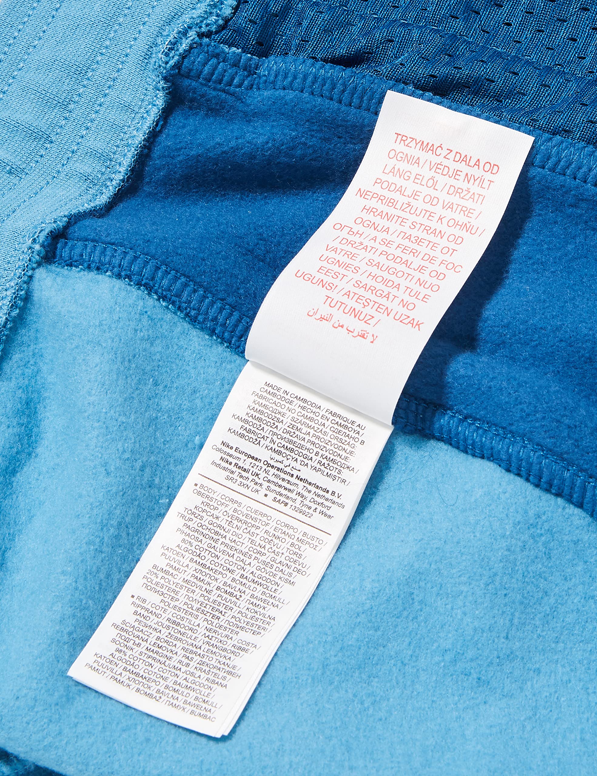 NIKE Bluza z kapturem Uniseks - dzieci Nsw Air Po