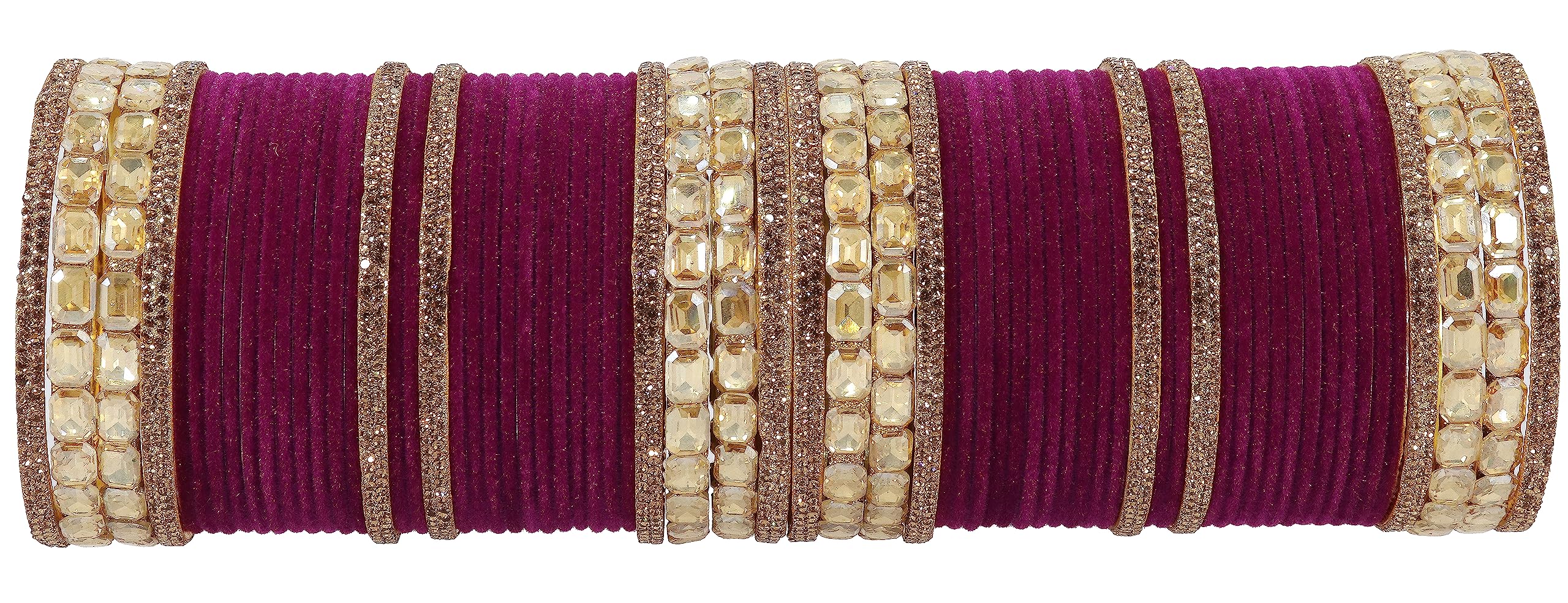 See full amazon price history chart for NMII Metal with Zircon Gemstone and Velvet Adorned Bangles Set For Girls and Women I Traditional Bangle Set, Wedding Bangle Set I Pack of 68 Bangles, (NM_Chuda92-Biscuit_Golden-Purple-2.6 Inches) NMII Metal with Zircon Gemstone and Velvet Adorned Bangles Set For Girls and Women I Traditional Bangle Set, Wedding Bangle Set I Pack of 68 Bangles, (NM_Chuda92-Biscuit_Golden-Purple-2.6 Inches) (B0C93Z8MKJ) Amazon Price History, Amazon Price Tracker