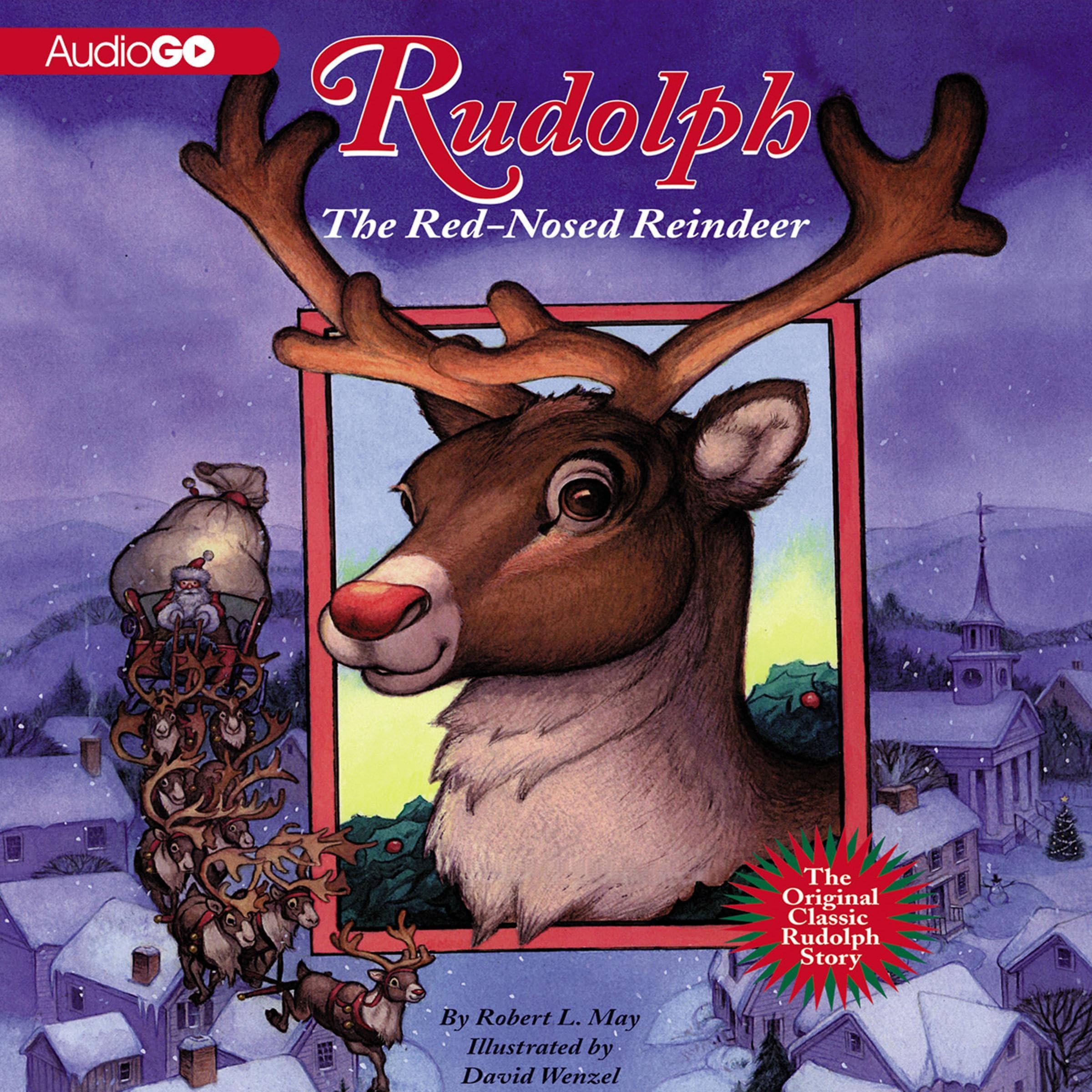 Cover art for Rudolph the Red-Nosed Reindeer and Rudolph Shines Again