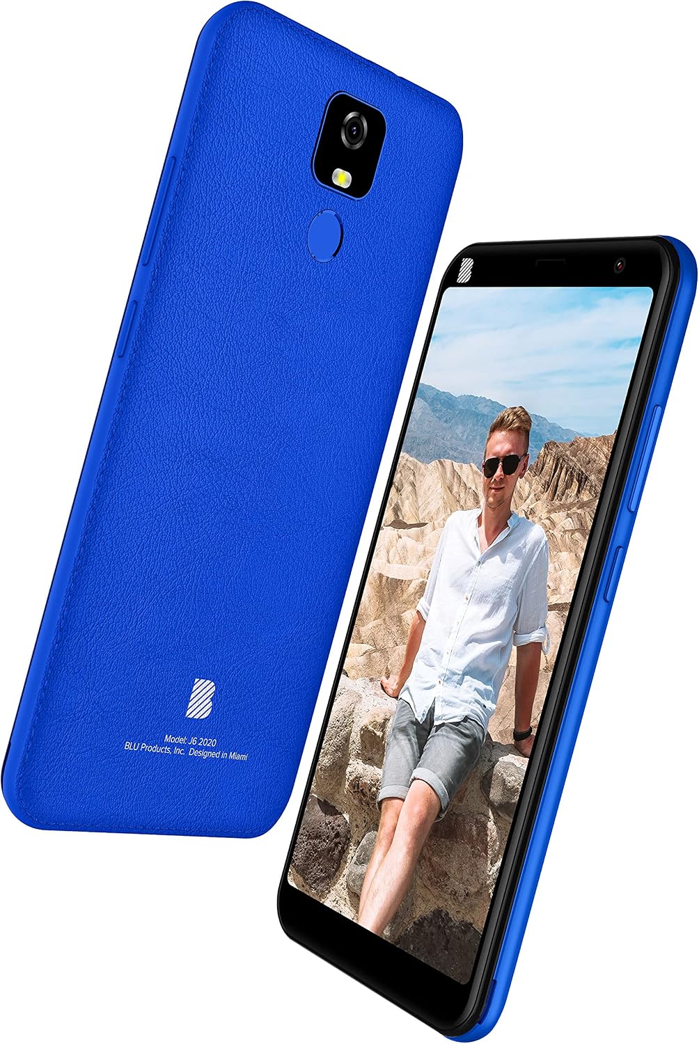 BLU J6 | 2020 | Long Lasting Battery | Unlocked | 6.0” HD+ Display | 32GB | 8MP Camera | US Warranty | Blue