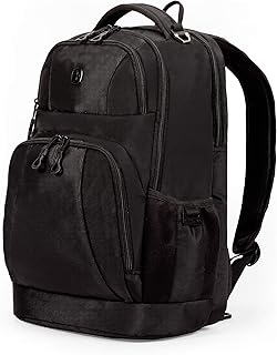 SwissGear 5698 ノートパソコンバックパック ブラック 17インチ, ブラック, 17-Inch, 5698 ノートパソコン用バックパック