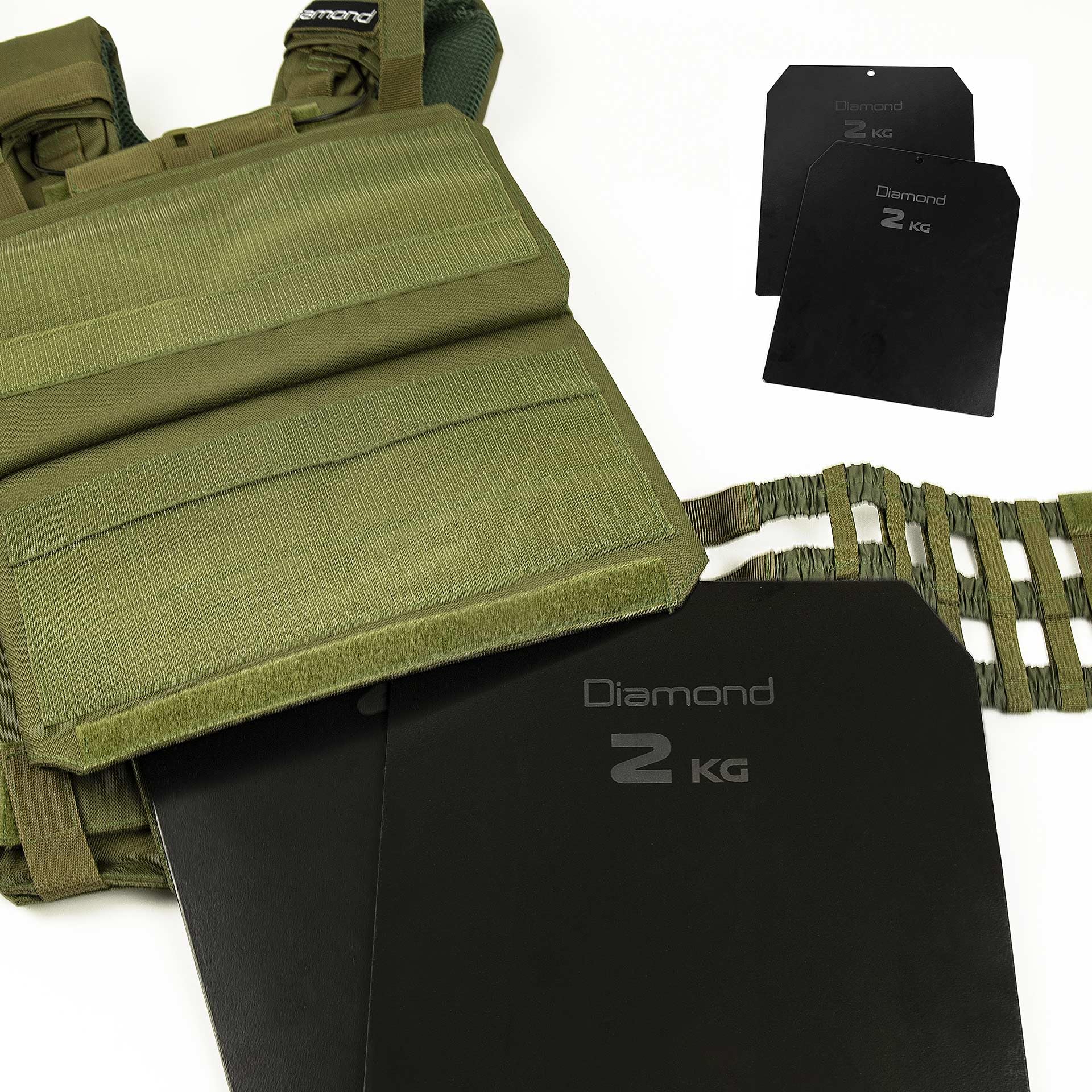 Diamond【Giubbotto Zavorrato (9/10/20/30 kg)】Gilet Pesi Regolabile, Carico Variabile, Ideale per Cross Training, Calisthenics, Running, Allenamento Resistenza e Potenza | Gilet Zavorrato