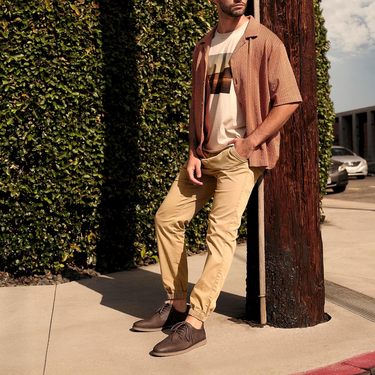 Dr. Scholl's Shoes Men's Sync Plain Toe Dress Casual Oxford, Brown/Brown Smooth, 13 - Image 3