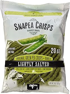 Harvest Snaps Snapea Original Green Pea Crisps, Baked and Lightly Salted, 20 Ounce