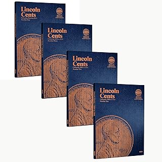 Whitman US Lincoln Cent Coin Folder Four Volume Set 1909 - Date #’s 9004, 9030, 9033, 4004