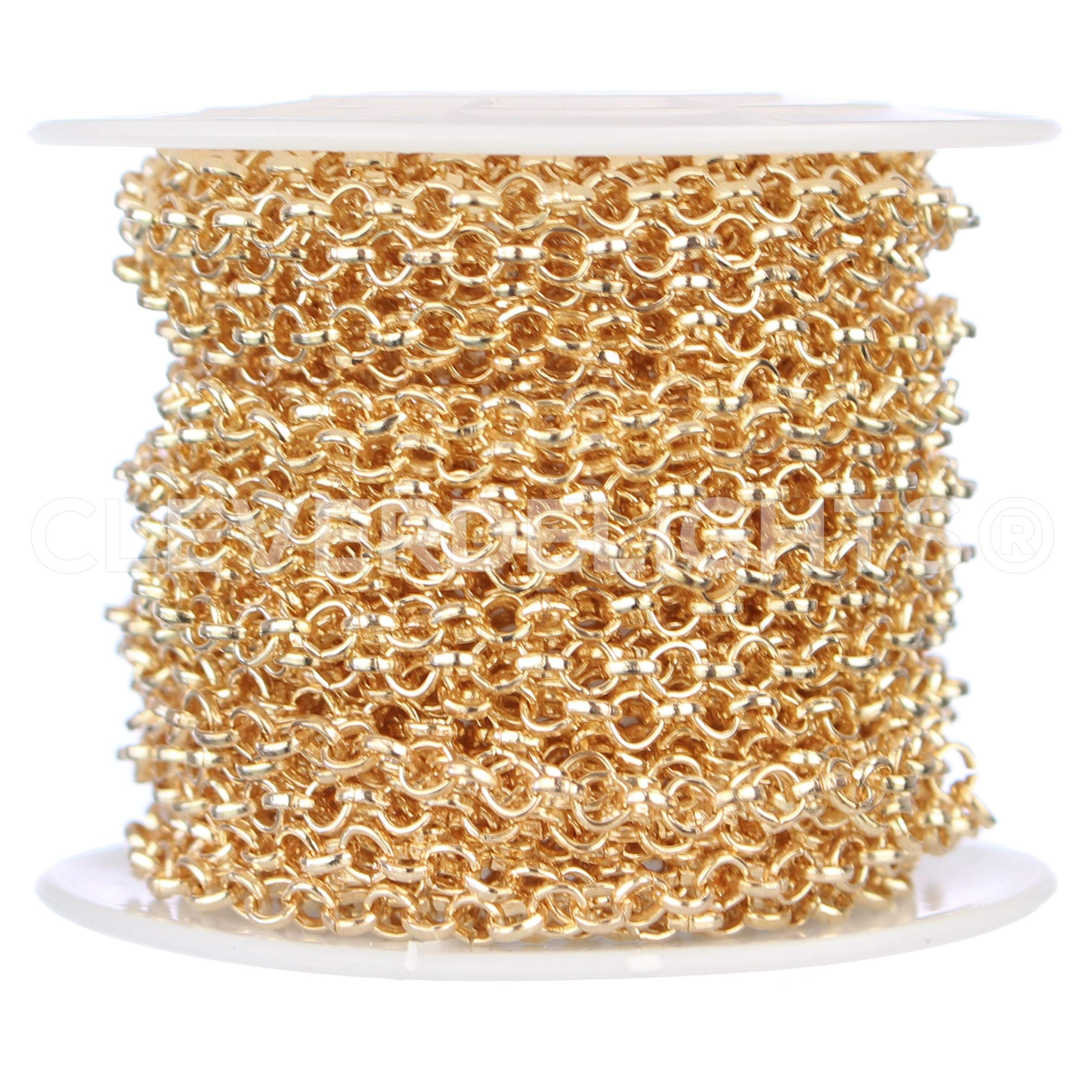 CleverDelights Bulk Rolo Chain - 1/8