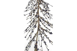 Evron International AR1956C-36 Primitive Pip Berry Garland in Country Navy Blue