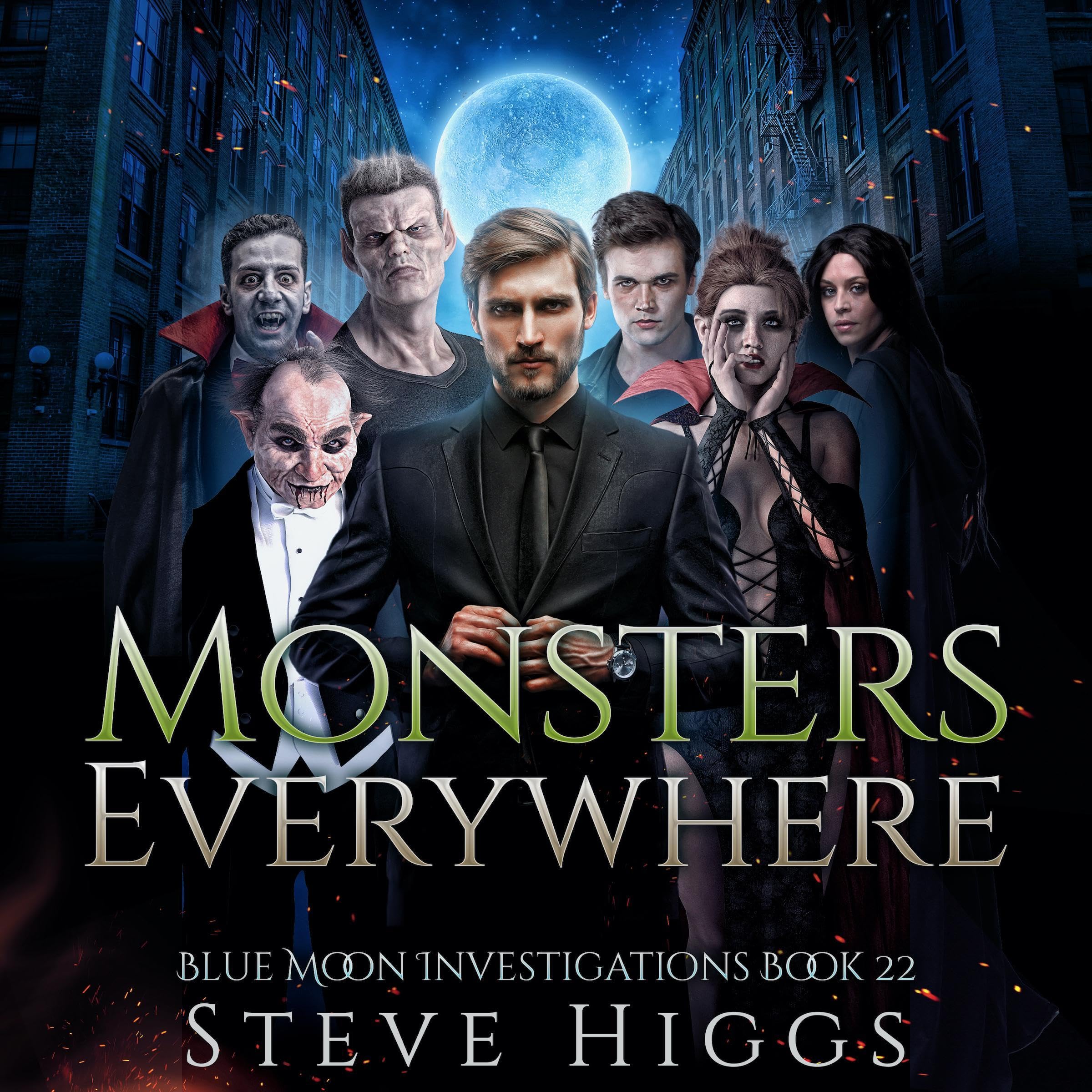 Cover art for Monsters Everywhere
