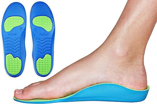 Neon Fix Orthotic - Plantilla ortopédica de grado médico prémium con soporte de arco máximo para pronación, pies planos, dolor de pies y arcos,