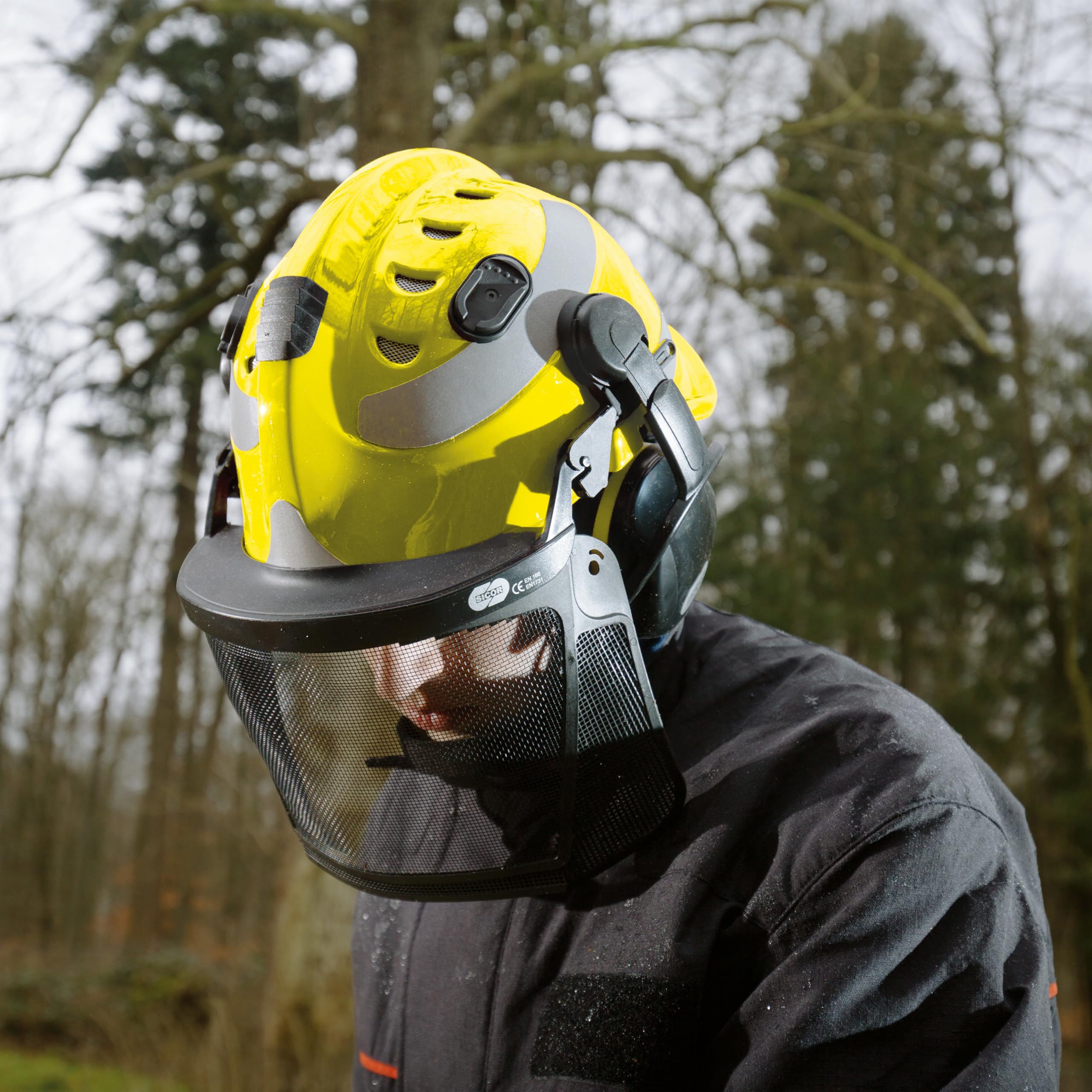 Dräger HPS 3500 Set Casco de Seguridad Premium Ajustable con Gafas para Obras, minería, Bomberos y Operaciones de Emergencia.