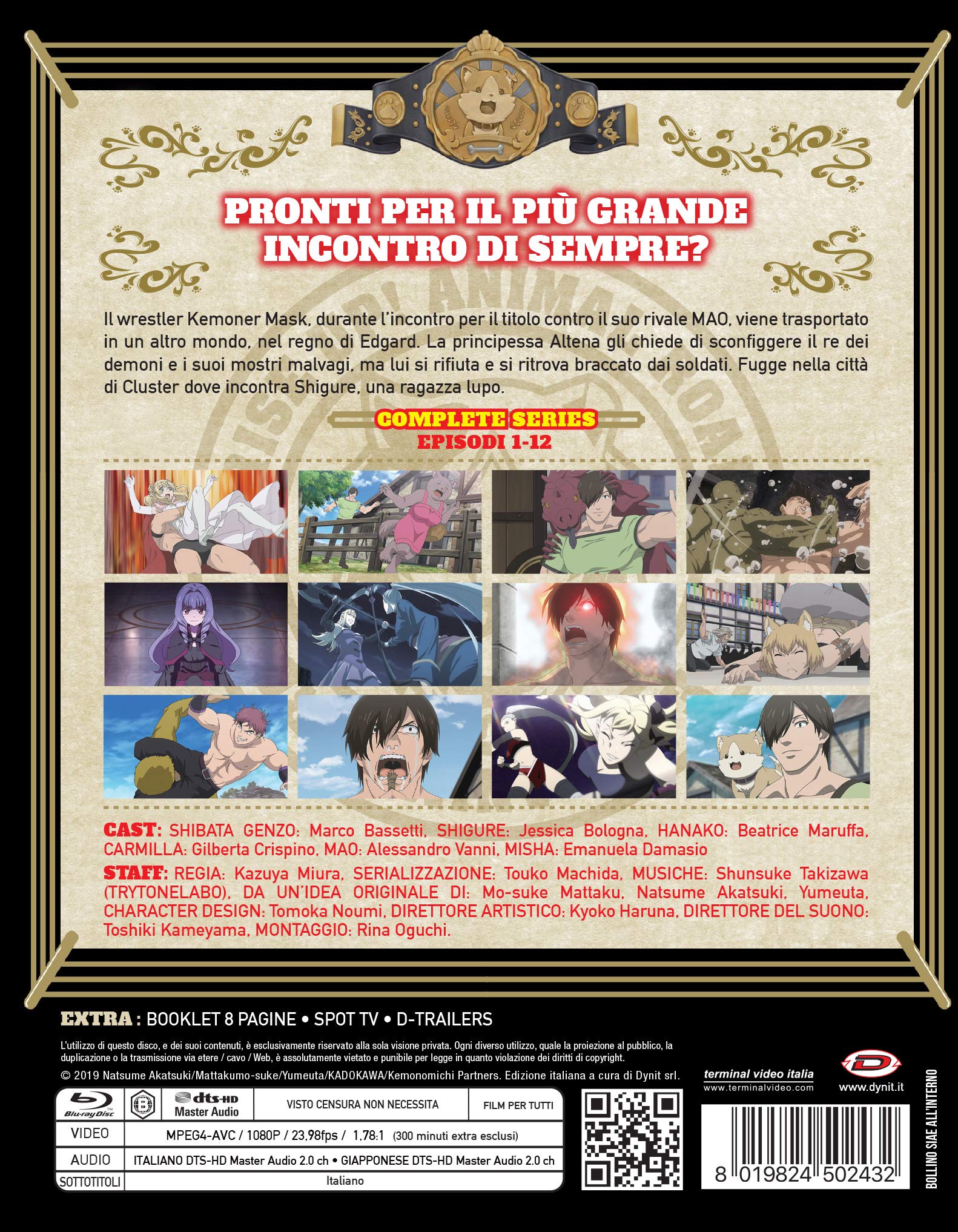 Kemono Michi: Rise Up - The Complete Series (Eps. 01-12) (Box Set) (2 Blu Ray)