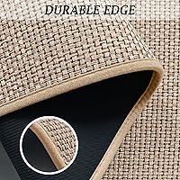 Vista 6 de Artnice Tapetes de cocina pequeños para piso, 16 x 24 pulgadas, con parte trasera de goma, absorbentes, alfombra tejida para el piso delantero