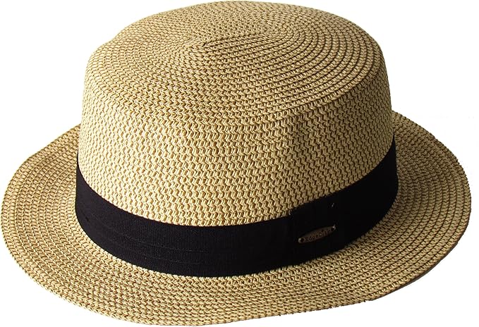 Amazon エッジシティー Edgecity 麦わら帽子 ミックスペーパーボーター カンカン帽 71 ベージュ 000620 0071 58 ハット 通販