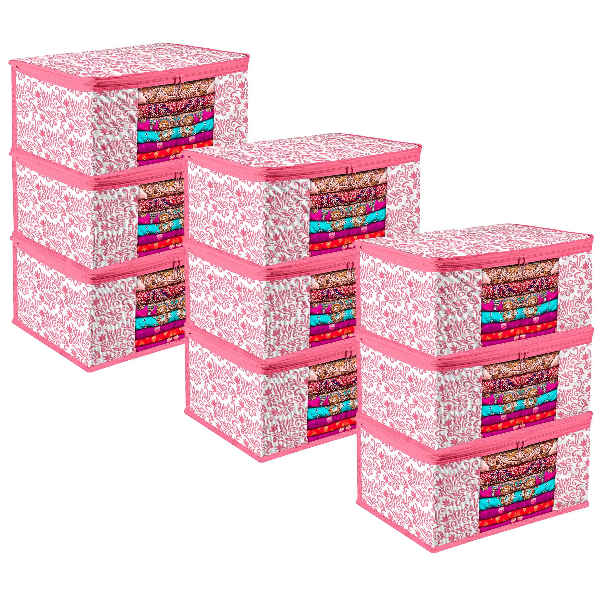 See full amazon price history chart for Kuber Industries Saree Cover | Zip Closure Saree Cover | Clothes Storage Bag | Wardrobe Organiser | Transparent Window Saree Cover | Leaf-Design | 9 inch | Pack of 9 | Pink Kuber Industries Saree Cover | Zip Closure Saree Cover | Clothes Storage Bag | Wardrobe Organiser | Transparent Window Saree Cover | Leaf-Design | 9 inch | Pack of 9 | Pink (B0CJVCVFXF) Amazon Price History, Amazon Price Tracker