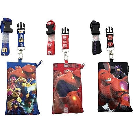 Disney Big Hero 6 Lanyards: Keep Your Keys and Accessories Close with Baymax Charm