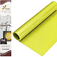 Vista 113 de Firefly Craft - Lámina de vinilo elástico para transferencia de calor, HTV metálico, para planchar para usar con Cricut y Silhouette, para prensa