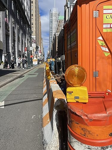 Miniatura 5 de RK BLIGHT6V-1 Premium 03-10-3WAY6V - Luz de barricada de policarbonato, visibilidad de 2 caras, fotocélula, revestimiento UV