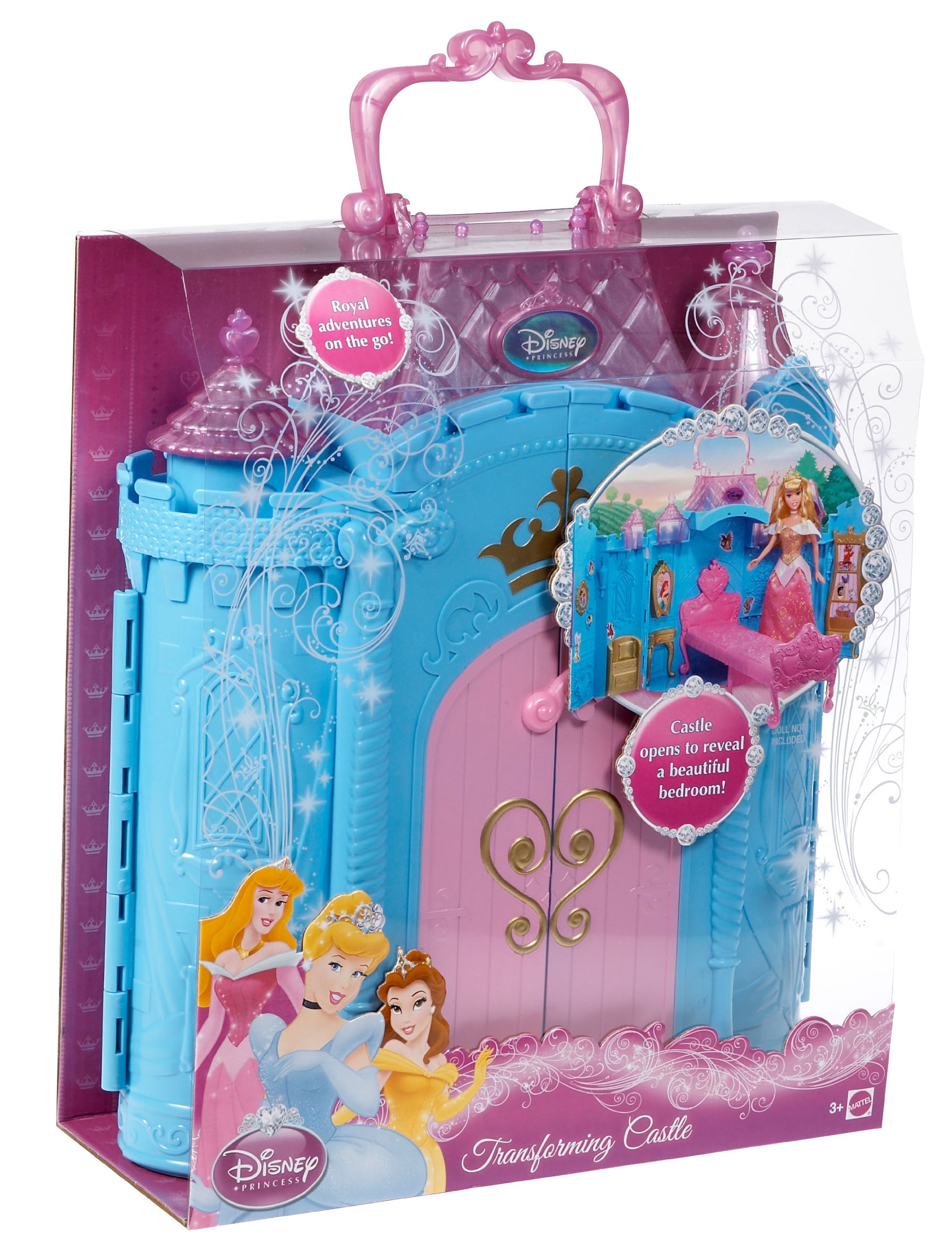 Disney Princess Mattel R4852-0, Sparkle Transforming Castle