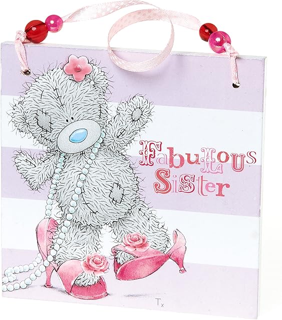 Me To You Tatty Teddy Fabulous Sister Plaque