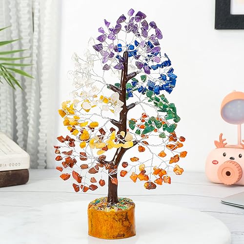 Miniatura 3 de Árbol de piedras preciosas de amatista  Árbol de la vida de cristal  Árbol de gemas  Árbol de dinero  Árbol curativo  Árbol de chakras hecho a mano