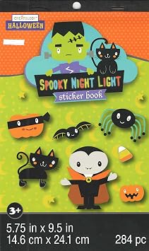 Creatology Sticker Book  Halloween Edition Spooky Night Light; 284 Stickers