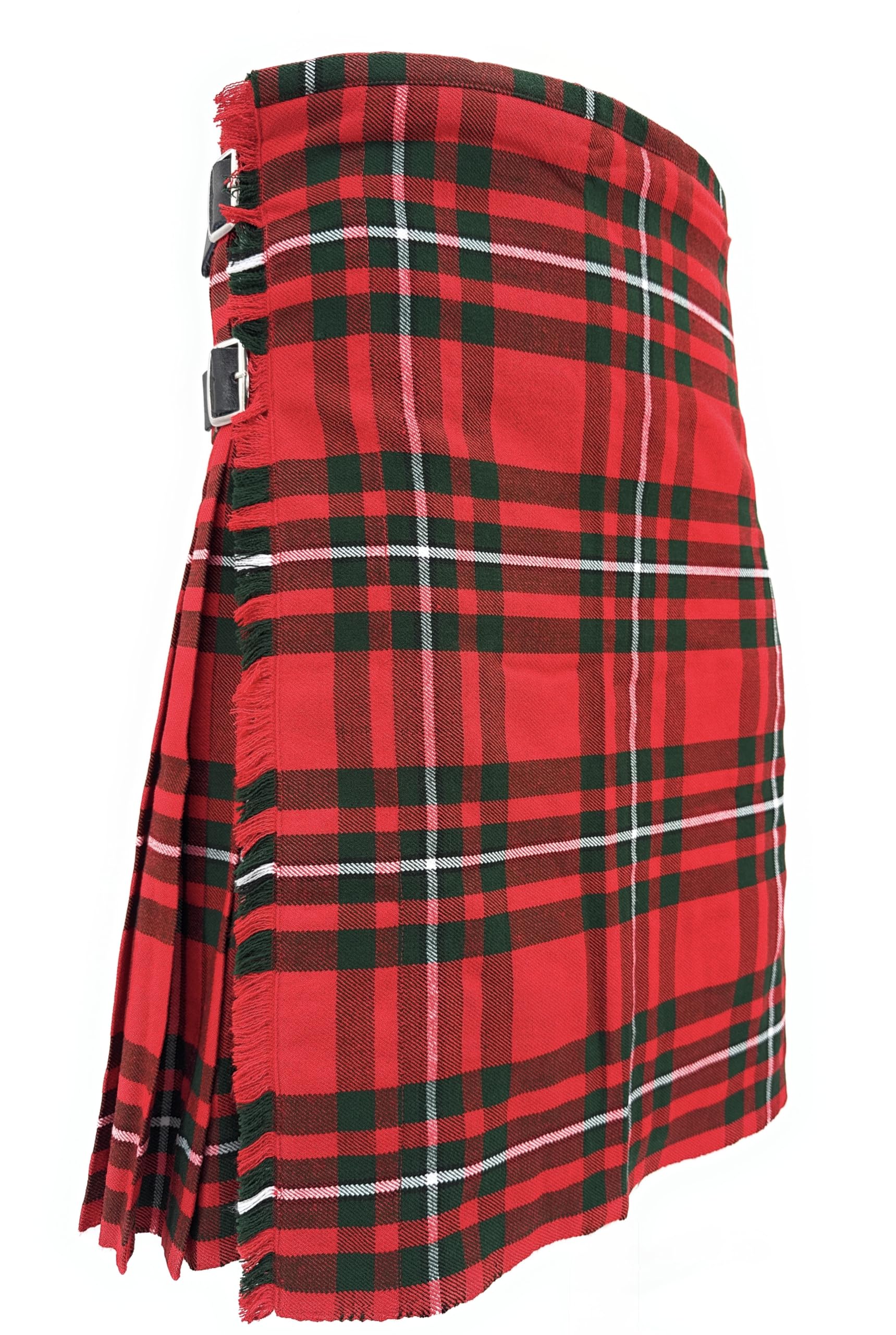 Tartan Tweeds Men's 8 Yard Wool Blend Kilt, 12oz Weight, Extra Deep Pleats, Standard Fit (UK, Waist, 40, Regular, Regular, Macgregor)