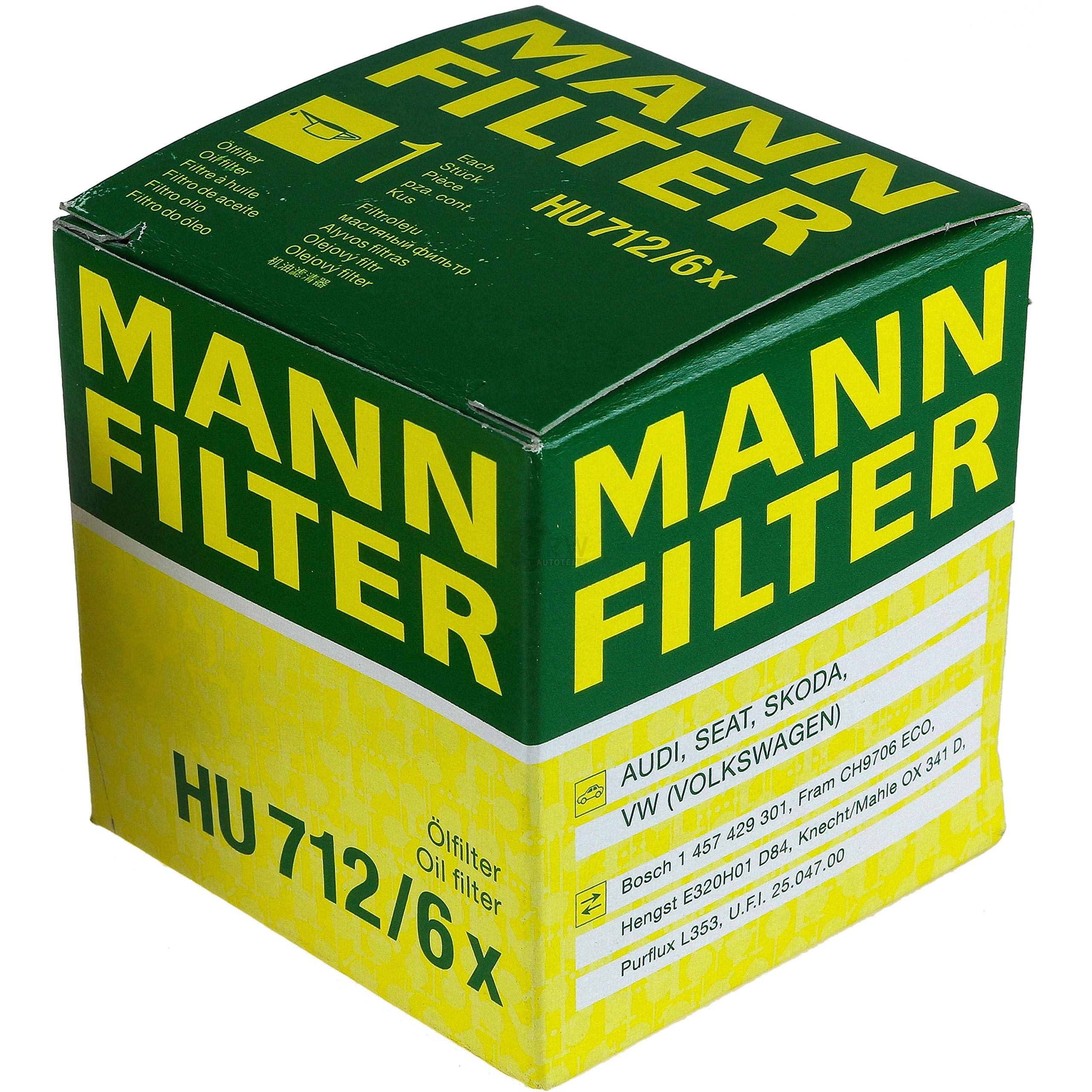 Pacchetto di ispezione pacchetto di manutenzione filtro con 5 l 0W-30 olio motore LongLife 3 FE, filtro dell'olio, filtro dell'aria abitacolo (carbone attivo) vite di scarico dell'olio