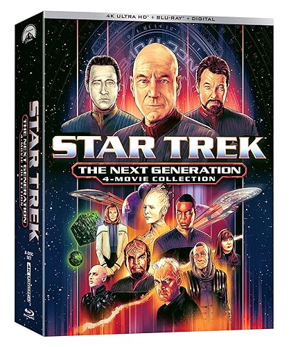 Star Trek The Next Generation Motion Picture Collection Includes Star Trek IX Insurrection, Star Trek VII Generations, Star Trek VIII First Contact,