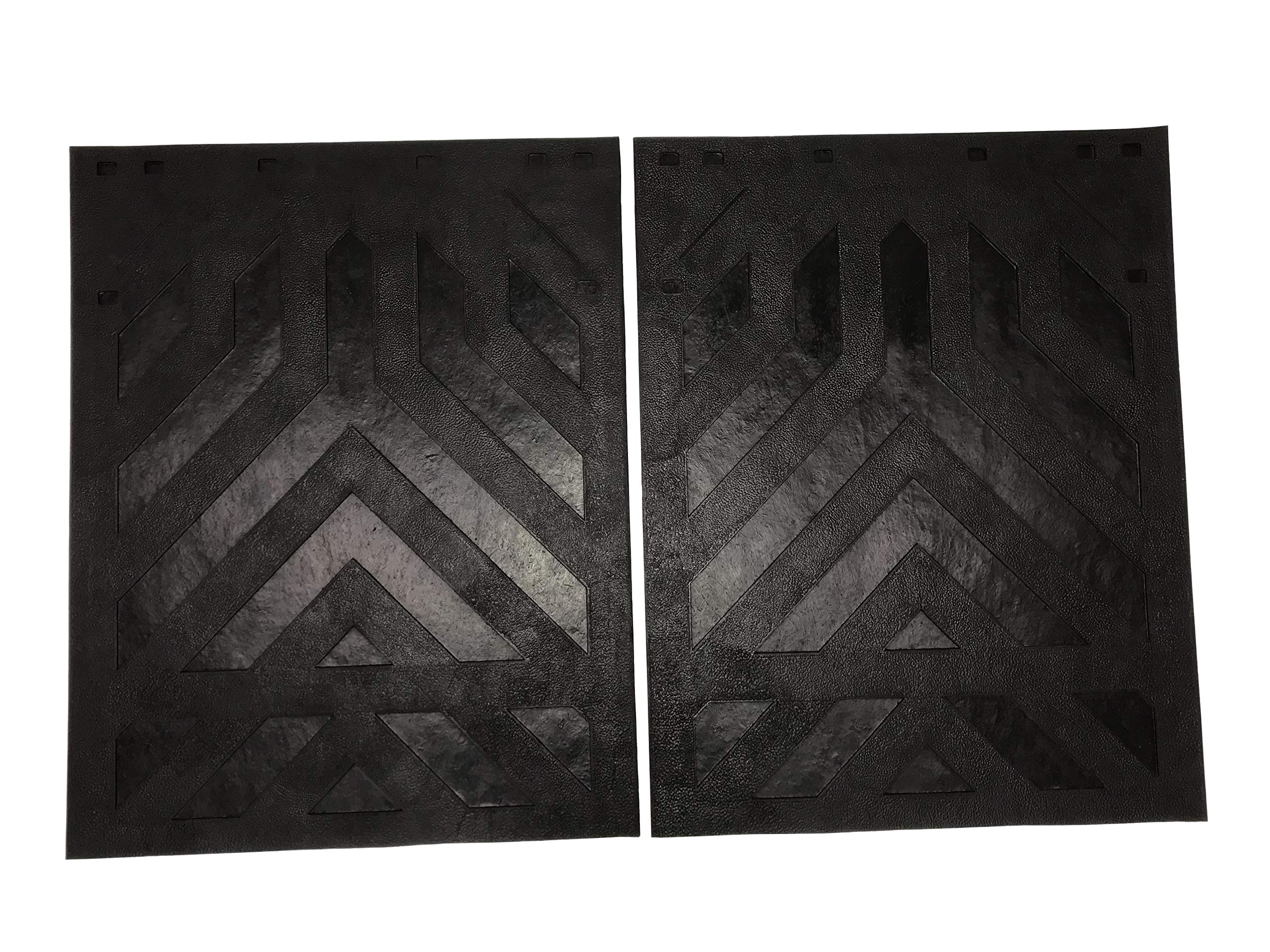 PAIR Semi Truck Tractor Mud Flaps 30" x 23.5" Heavy Duty Rubber