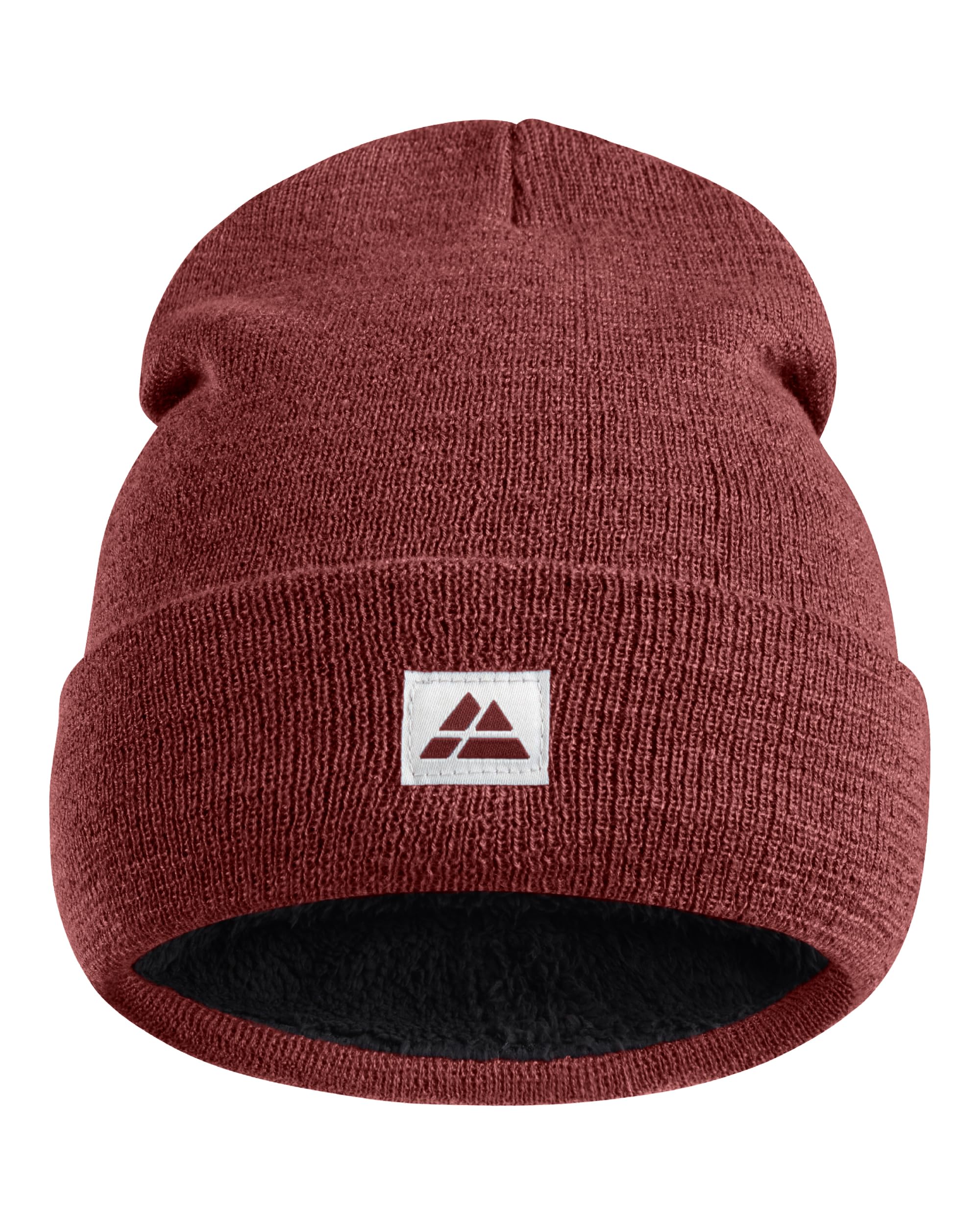 DANISH ENDURANCE Cappello Uomo Lana Merino e Fodera Pile, Berretto in Maglia, Taglia Unica Adulto, Beanie Invernale, per Sci e Sport