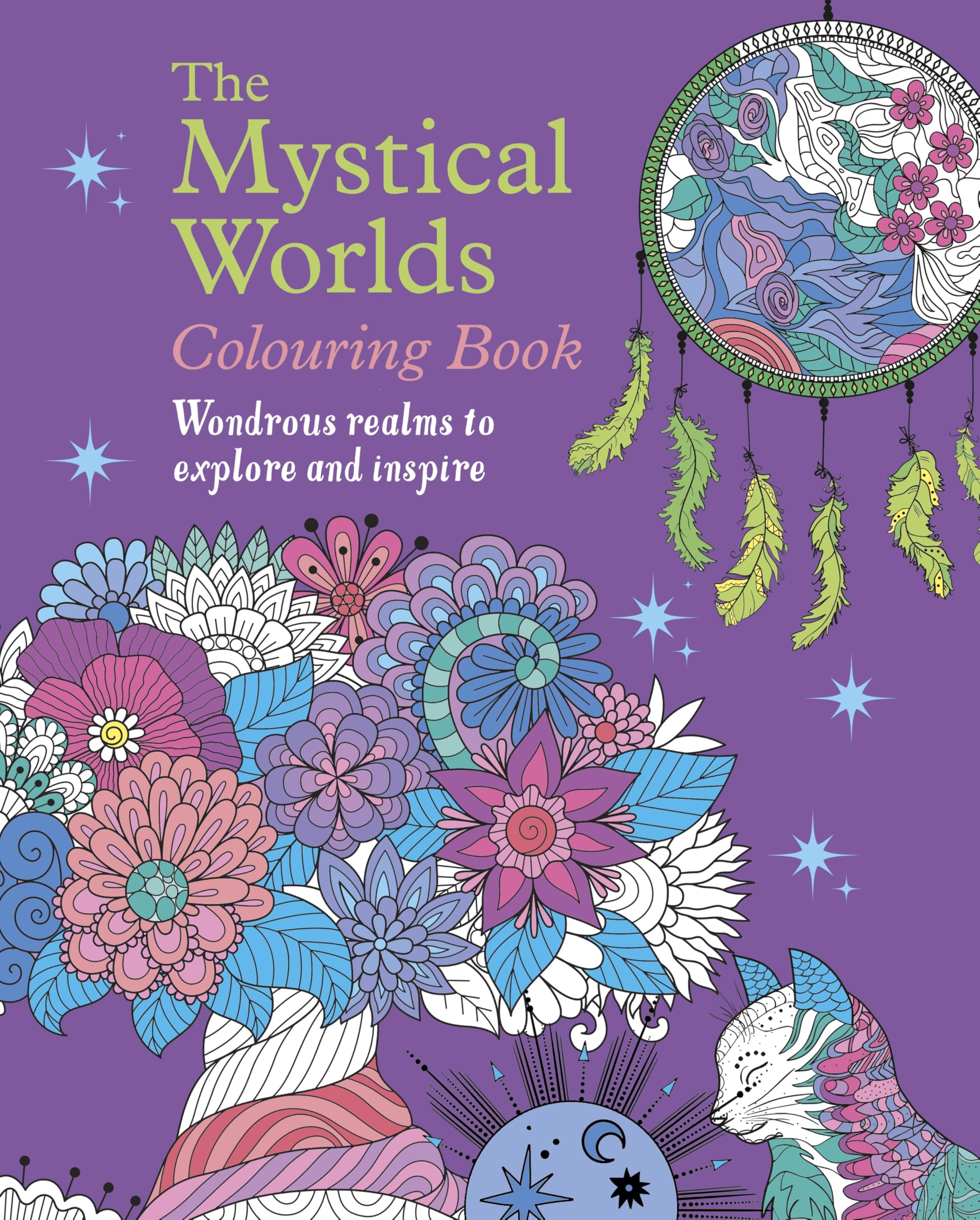 The Mystical Worlds Colouring Book: Wondrous Worlds to Explore and Inspire (Arcturus Creative Colouring)