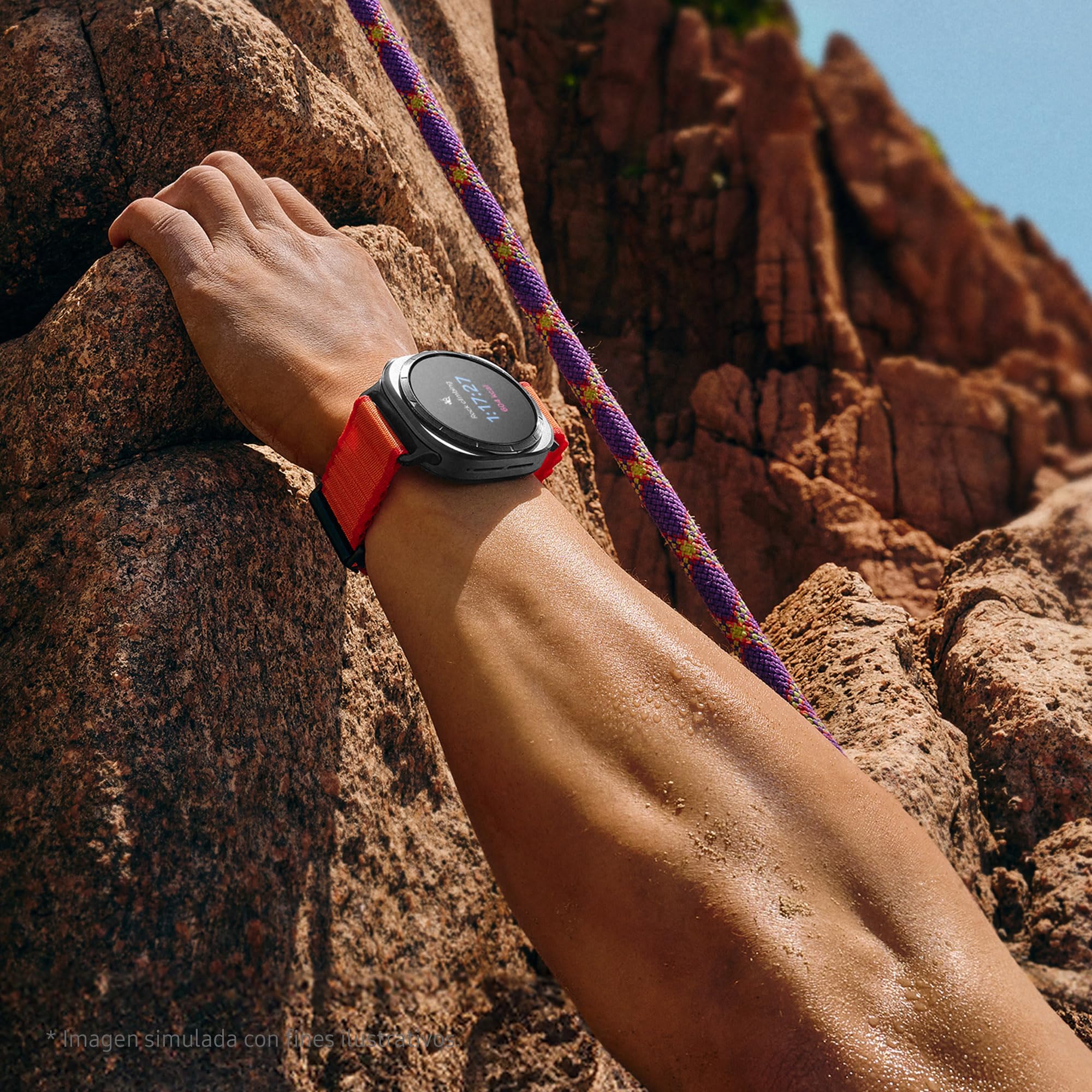 Samsung Galaxy Watch Ultra LTE 47mm + Cargador - Smartwatch, Control de Salud, Seguimiento Deportivo, naranja (Versión Española)