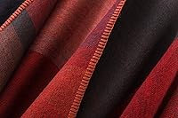 Vista 156 de Urban CoCo Poncho de colores para mujer, chal con frente abierto, color en bloques